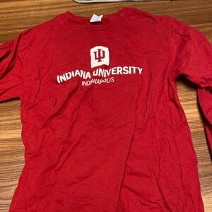 long sleeve indiana university indianapolis shirt size M